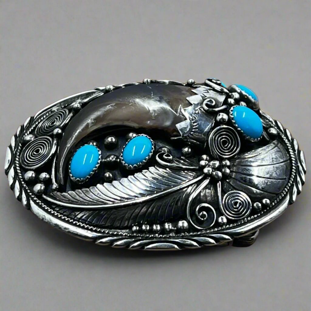 Vintage Navajo Claw - Belt Buckle