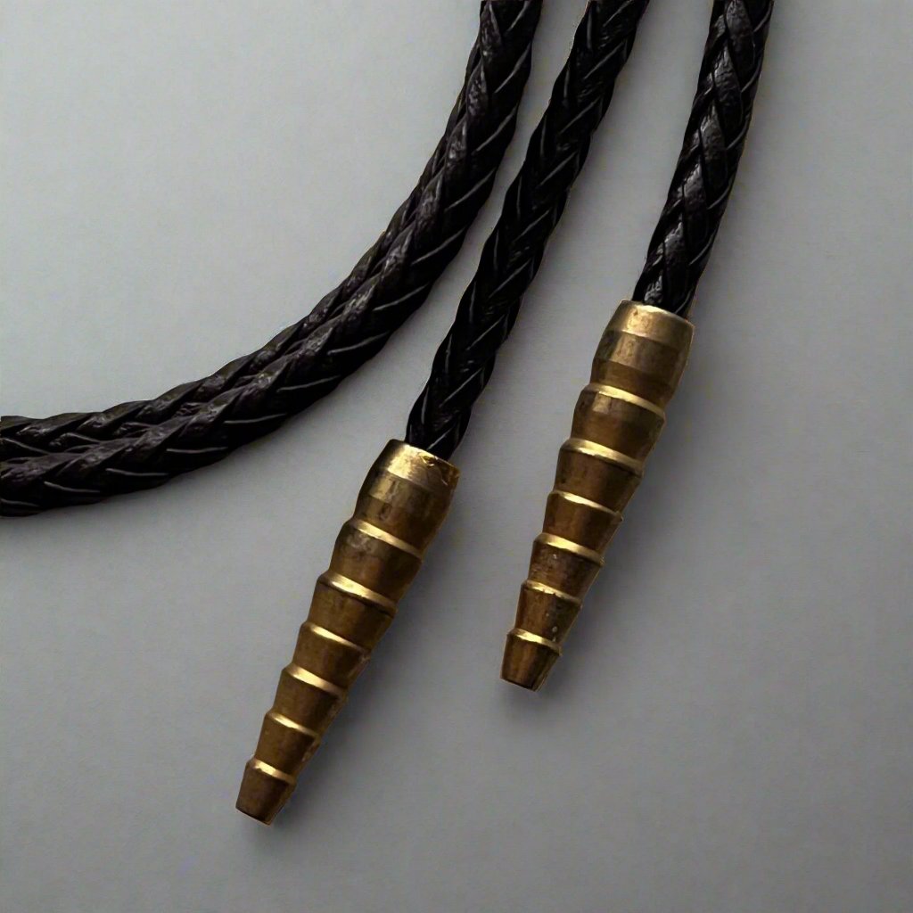 Southwest Vintage - Gold Plated - Goldstone Bolo Tie