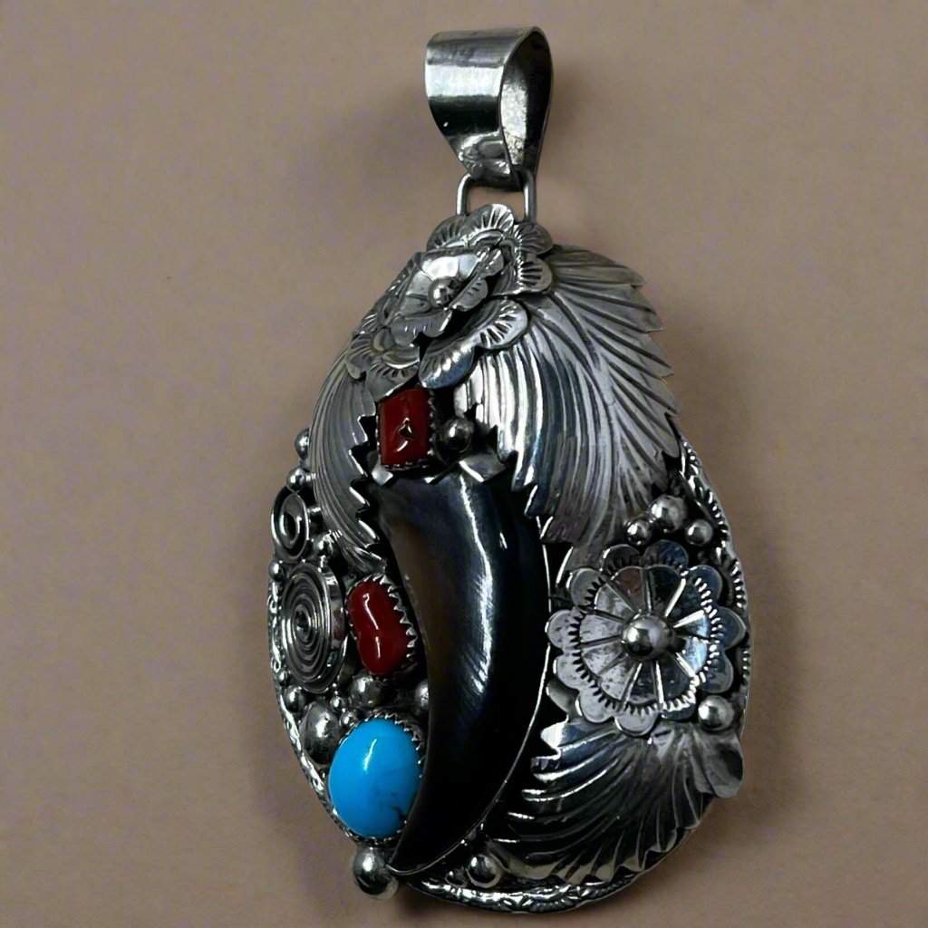 Signed Rob Livingston Claw Pendant