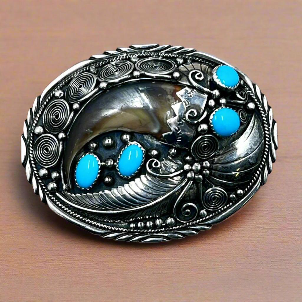 Vintage Navajo Claw - Belt Buckle